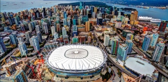 Nice Aerial Photo Over Vancouver
