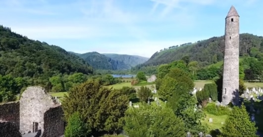 Beautiful Irish Scenery By Drone