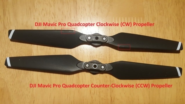 Quadcopter CW And CCW Propellers