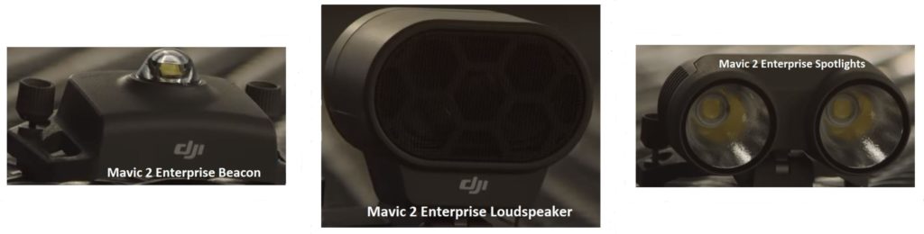 DJI Mavic 2 Enterprise Spotlight, Loudspeaker And Beacon